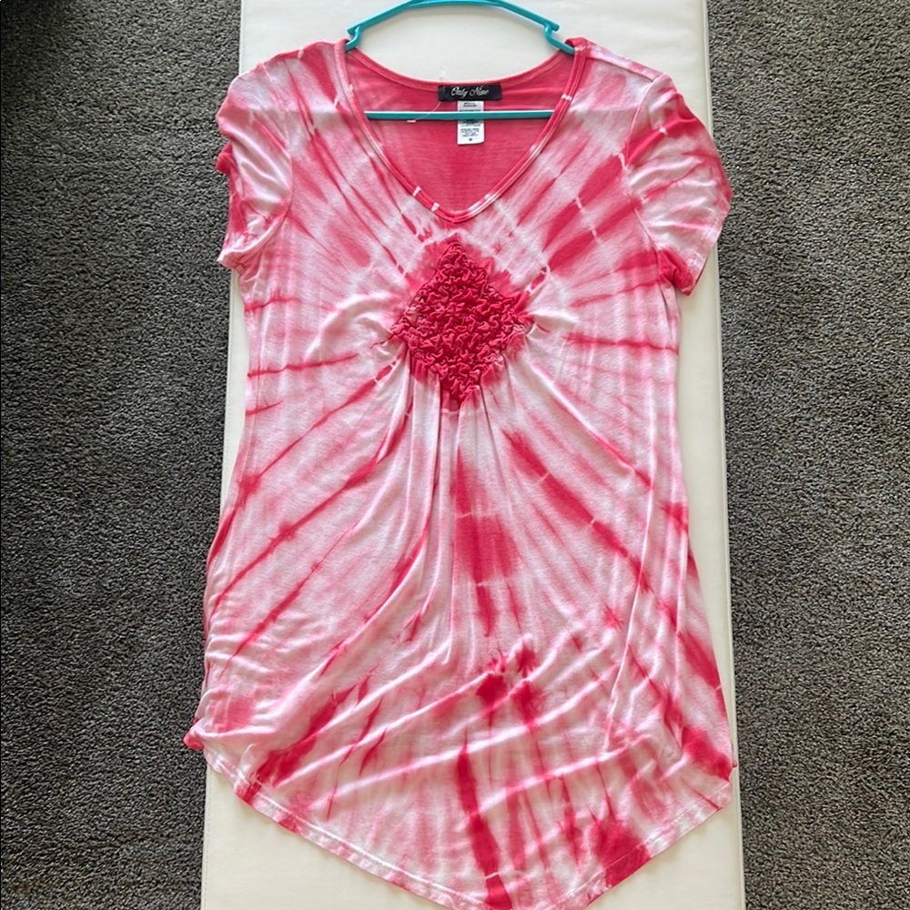 Light red Tie-Dye Women's Top